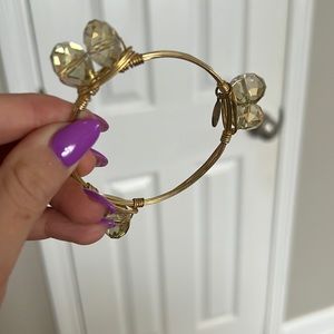 Bourbon and Boweties Yellow Champagne Small Crystal